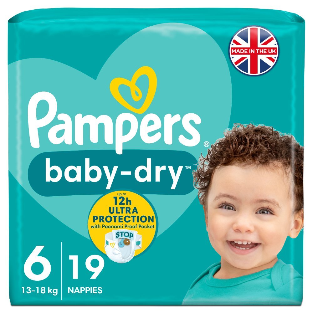Pampers Baby-Dry Size 5, 23 Nappies, 11kg-16kg - Image 2
