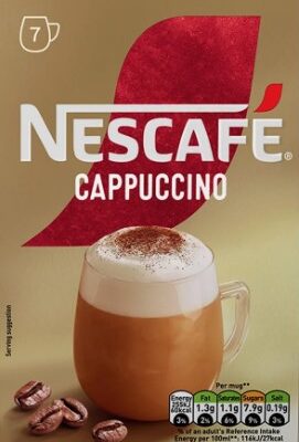 Nescafe Cappuccino Instant Coffee - 7 Sachets
